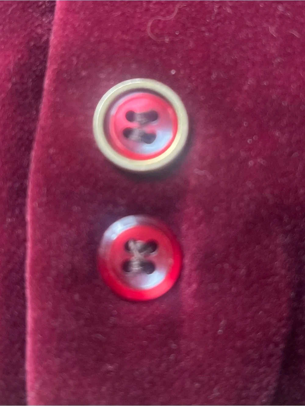 Vintage 1960’s/1970’s Cortefiel Velvet Smoking Jacket Blazer, Burgundy, 44/L